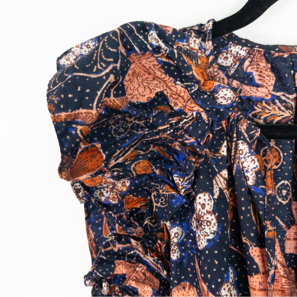 Ulla Johnson Arina Midnight Floral Midi Dress - Picture 11 of 15